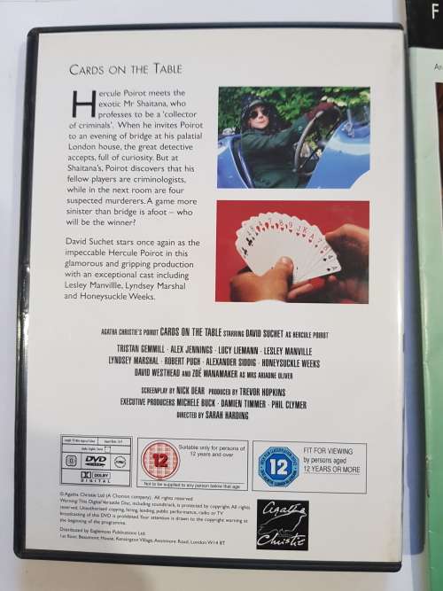 Agatha Christie Film Collection, Cards on the Table DVD + magazine, No. 15