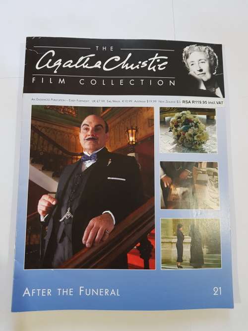 Agatha Christie Film Collection, After The Funeral DVD + magazine, No. 21