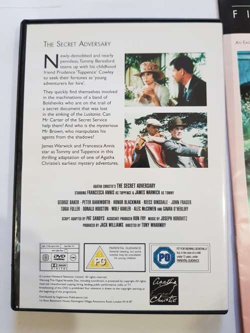 Agatha Christie Film Collection, The Secret Adversary DVD + magazine, No. 23