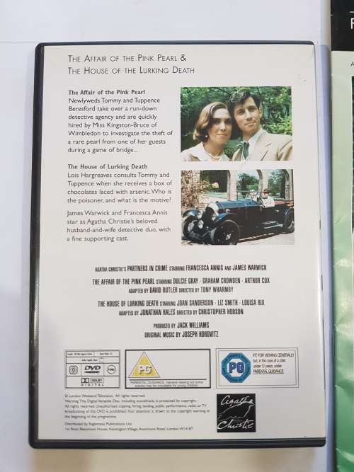 Agatha Christie Film Collection, The Affair of the Pink Pearl and The House of Lurking Dead DVD