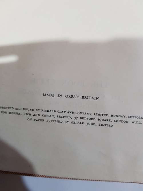 The Windsor Tapestry by Compton Mackenzie, 1939 Hardcover