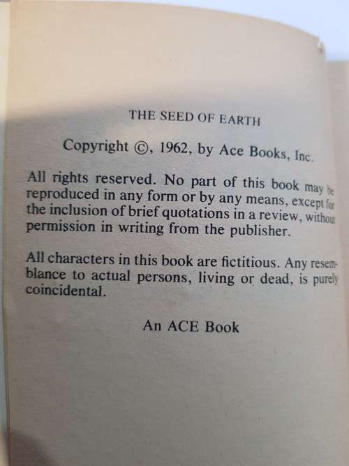 The Seed of Earth by Robert Silverberg