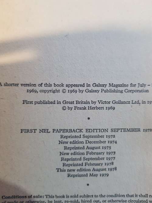Dune Messiah by Frank Herbert
