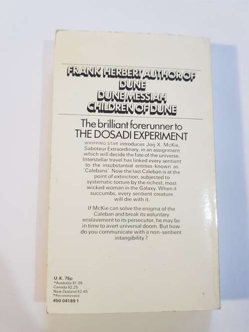 The Whipping Star by Frank Herbert