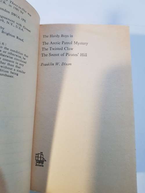 Hardy Boys Mysteries, Three in One by Franklin W. Dixon
