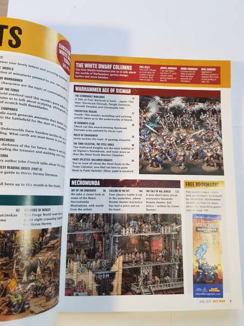 Warhammer, White Dwarf, The Ultimate Warhammer Magazine, April 2019