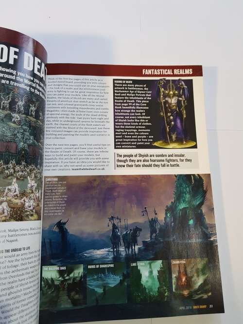 Warhammer, White Dwarf, The Ultimate Warhammer Magazine, April 2019