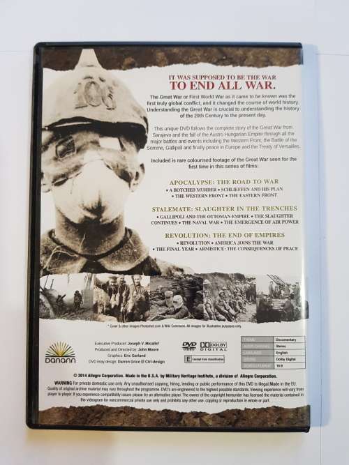 The Great War 1914-1918 DVD