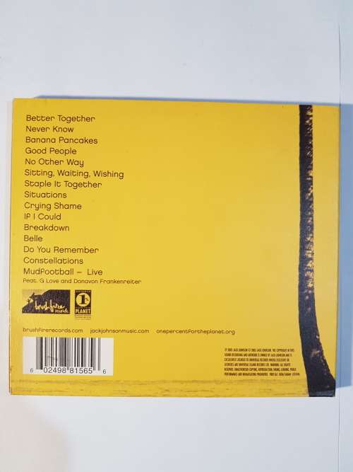 Jack Johnson, In Between Dreams CD, UK