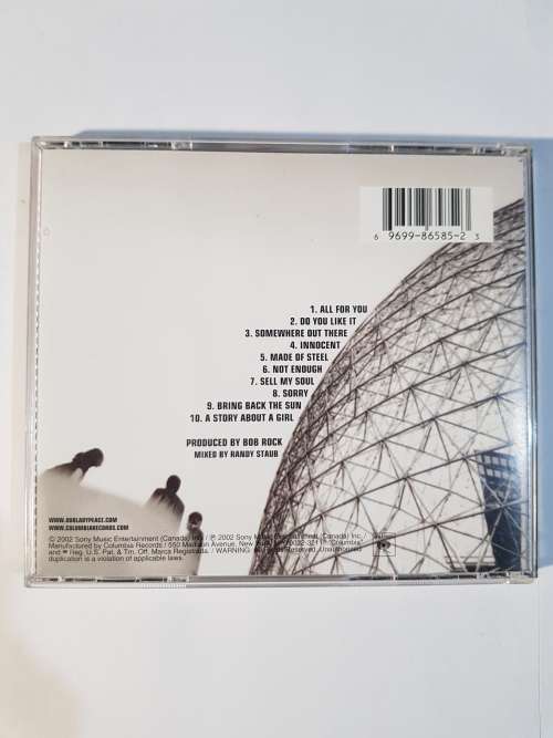 Gravity, Our Lady Peace CD, Canada