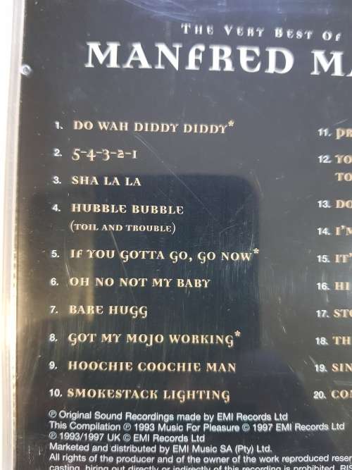 Manfred Man, The Very Best Of CD