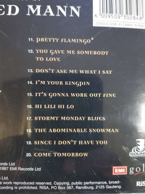 Manfred Man, The Very Best Of CD