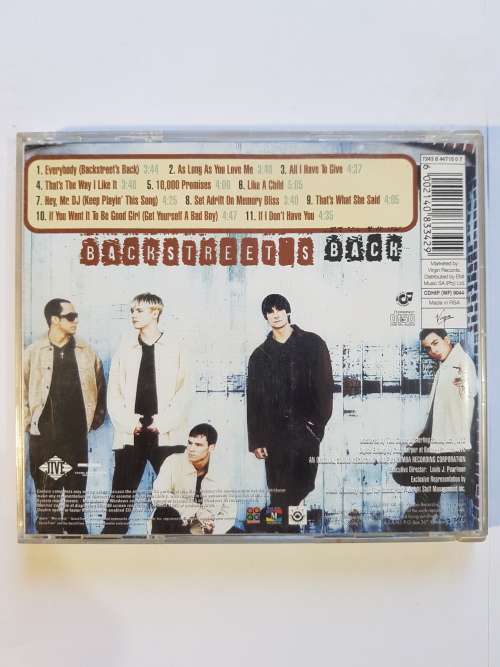 Backstreet Boys, Backstreet`s Back CD