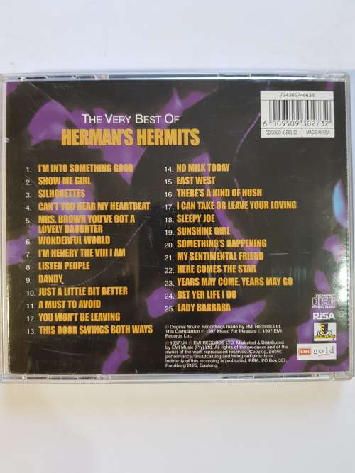 Herman`s Hermits, The Very Best Of CD
