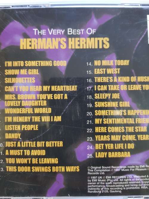 Herman`s Hermits, The Very Best Of CD