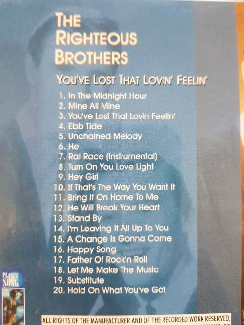 Righteous Brothers, You`ve Lost That Lovin` Feelin` CD