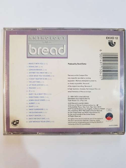 Bread, Anthology of Bread CD