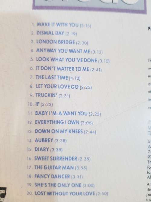 Bread, Anthology of Bread CD
