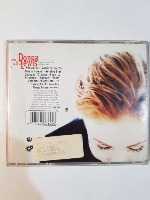 Donna Lewis, Now In A Minute CD