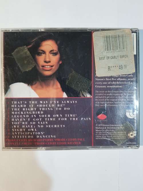 Carly Simon, The Best Of CD