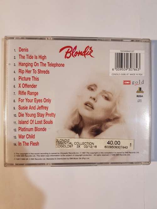Blondie, The Essential Collection CD