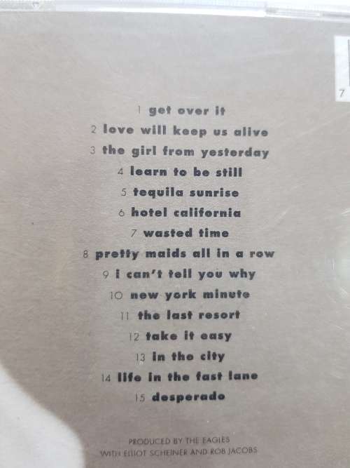 Eagles, Hell Freezes Over CD