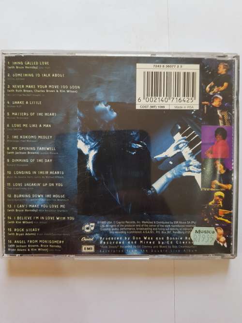 Bonnie Rait, Road Tested CD