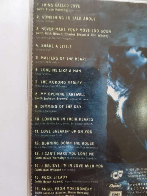 Bonnie Rait, Road Tested CD