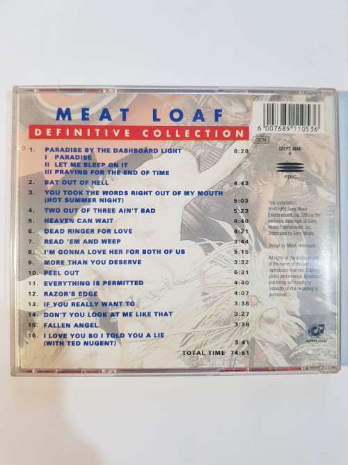 Meat Loaf, Definitive Collection CD