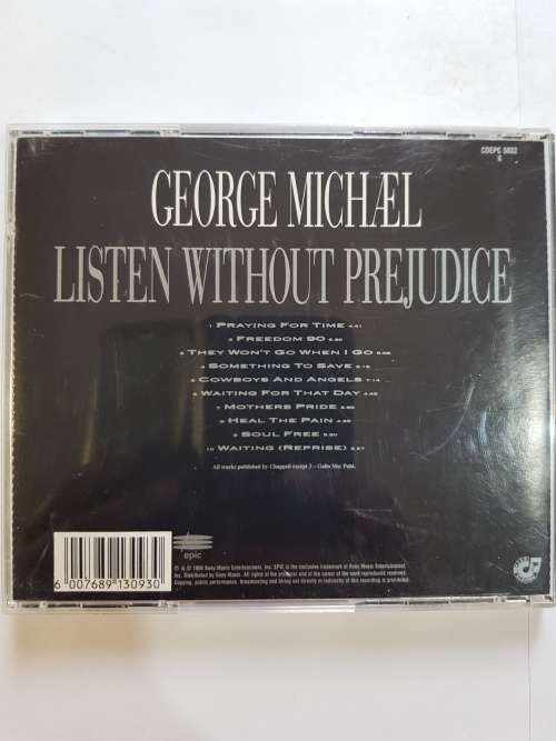 George Michael Vol. 1, Listen Without Prejudice CD