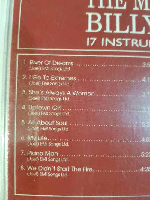 The Music of Billy Joel, 17 Instrumental Hits CD
