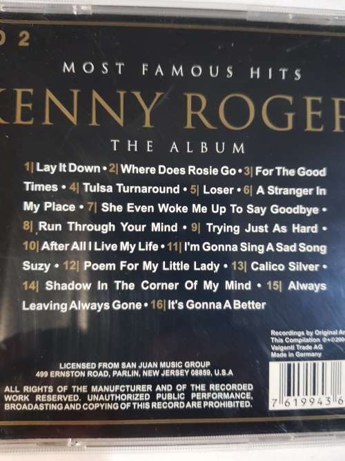 Kenny Rogers, The Album CD2, CD