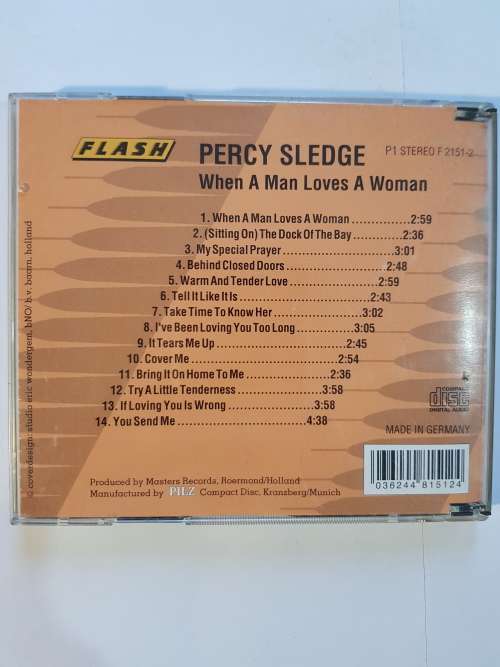 Percy Sledge, When A Man Loves A Woman CD