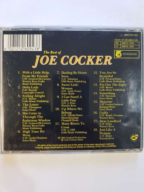 Joe Cocker, The Best Of CD
