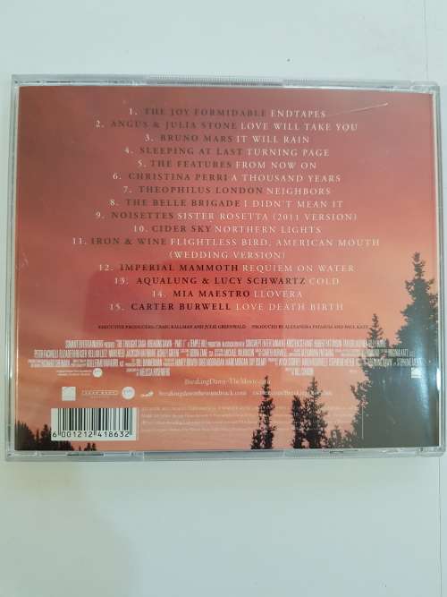 Breaking Dawn, The Twilight Saga Part 1, Music From The Motion Picture CD