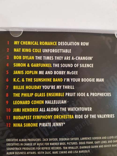 Watchmen, Music From The Motion Picture CD