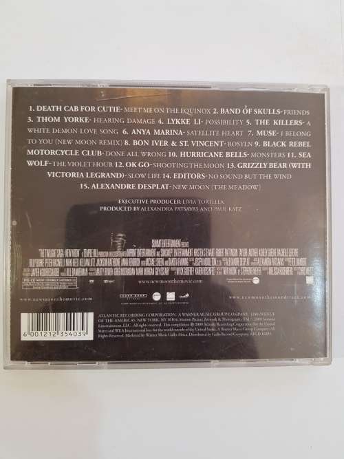 New Moon, The Twilight Saga, Music From The Motion Picture CD