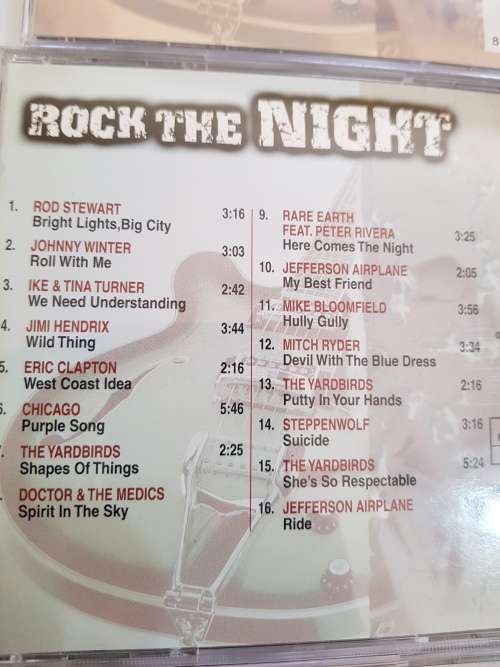 Rock The Night, Various, 3 x CD, Rock