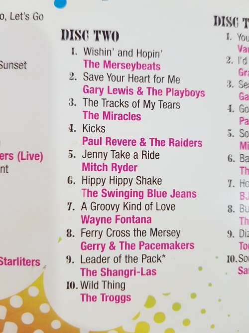Hits Of The 60`s, 3 x CD