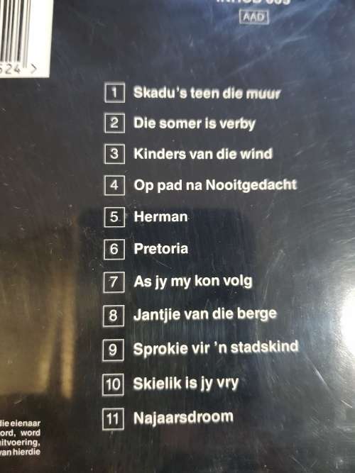 Koos Du Plessis, Skadu`s Teen Die Muur CD