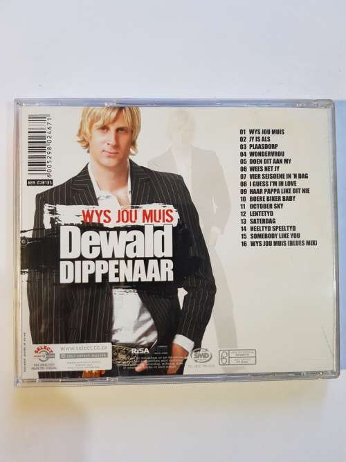 Dewald Dippenaar, Wys Jou Muis, Signed CD