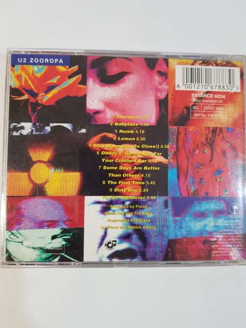 U2, Zooropa CD