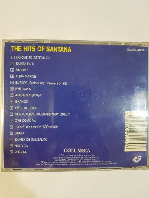Santana, The Hits Of Santana CD