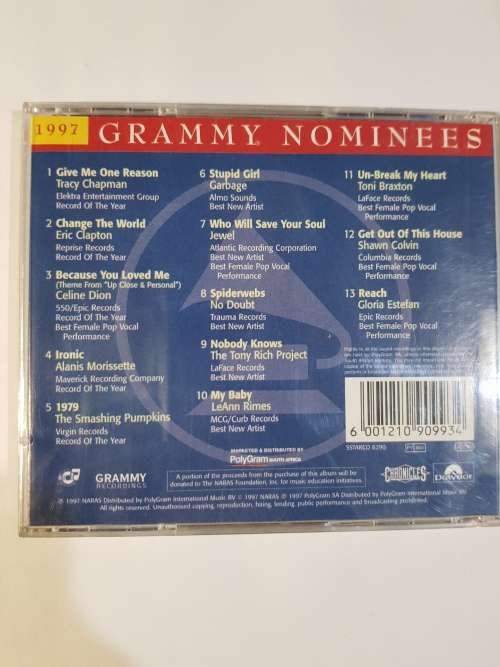 1997 Grammy Nominees CD