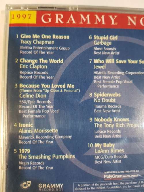 1997 Grammy Nominees CD