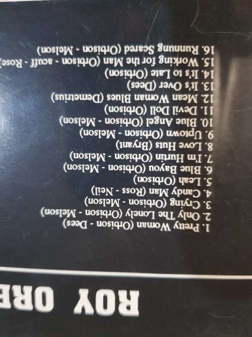 Roy Orbison, Roy Orbison CD, Europe
