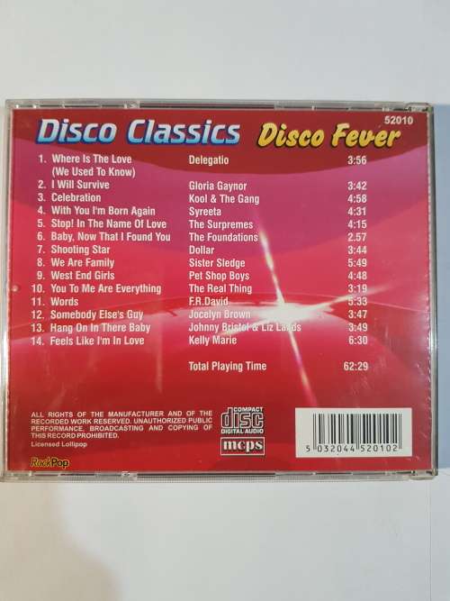 Disco Classics, Disco Fever CD