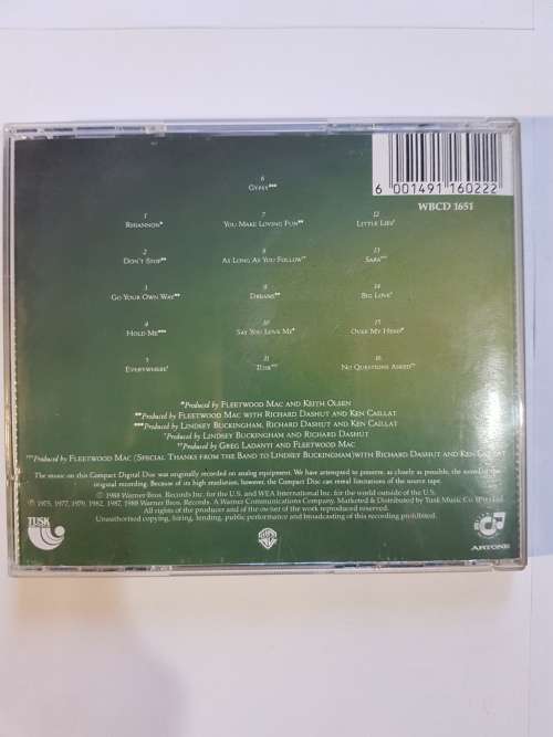 Fleetwood Mac, Greatest Hits CD