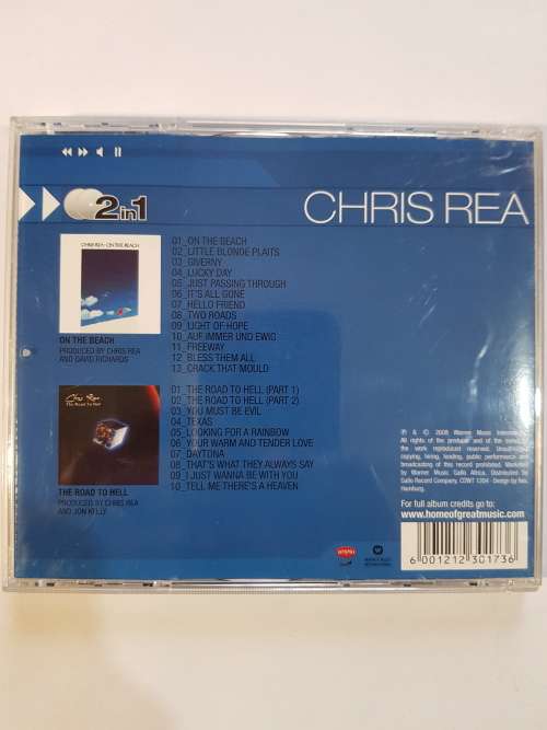 Chris Rea, On The Beach/The Road To Hell, 2 Album Set CD