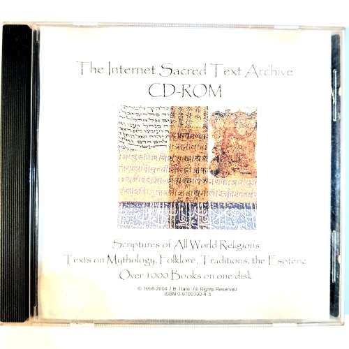 The Internet Sacred Text Archive CD-ROM, Version 4.0, J.B. Hare, 2004